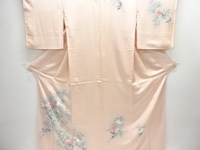 JAPANESE KIMONO / HOMONGI / YUZEN / BRANCH FLOWER